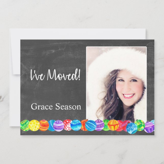 He movido la tarjeta de fotos de las baubles acuar (Anverso)