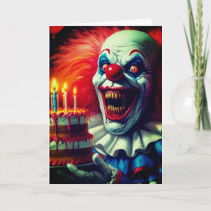 He oído que es tu tarjeta de payaso de terror de c