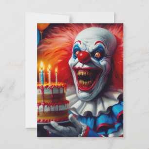 He oído que es tu tarjeta de payaso de terror de c