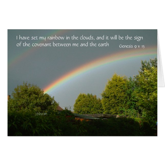 He puesto mi arcoiris en las nubes... (Anverso (Horizontal))