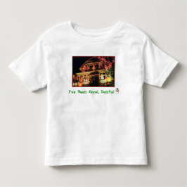 "¡He sido bueno, Santa!" Camiseta para niños