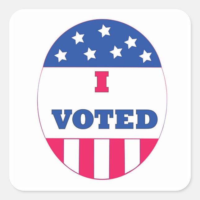 He votado Pegatina (Anverso)