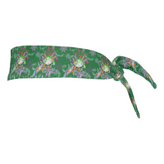 headband with festive axolotl