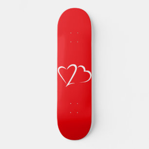 Heart 23™ Tabla de skate Red y White