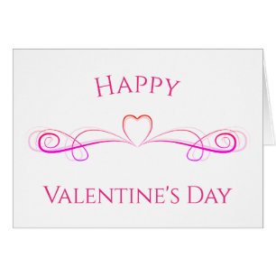 Heart Art Happy Valentine Day Card