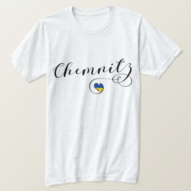 Heart Chemnitz, Amo Chemnitz, camiseta de Alemania (Anverso del diseño)