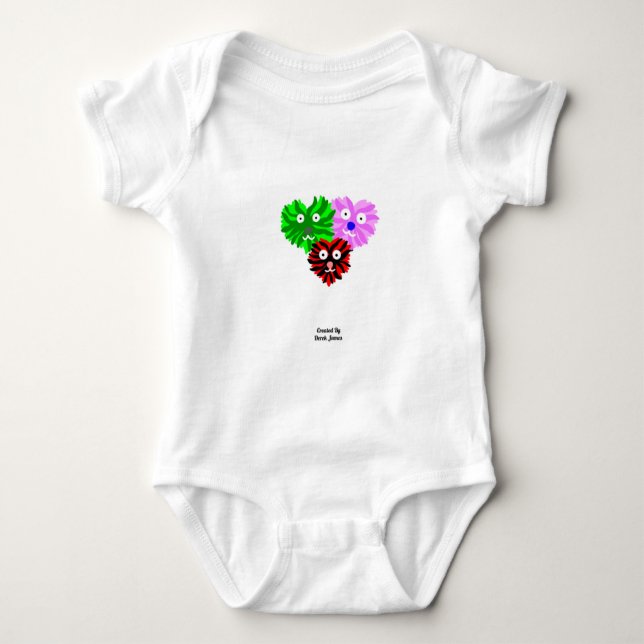 Heart Fuzzies Baby Jersey Bodysuit (Anverso)