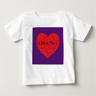 Heart in Groovy Swirls Toddler Top