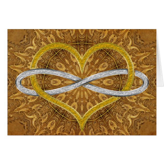 Heart Infinity Gold Silver (Anverso (Horizontal))