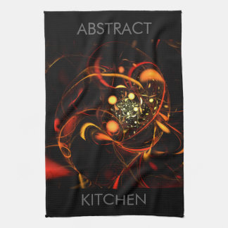 Heartbeat Abstract Art Kitchen Toalla