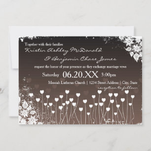 Hearts Bloom - Invitación de Boda