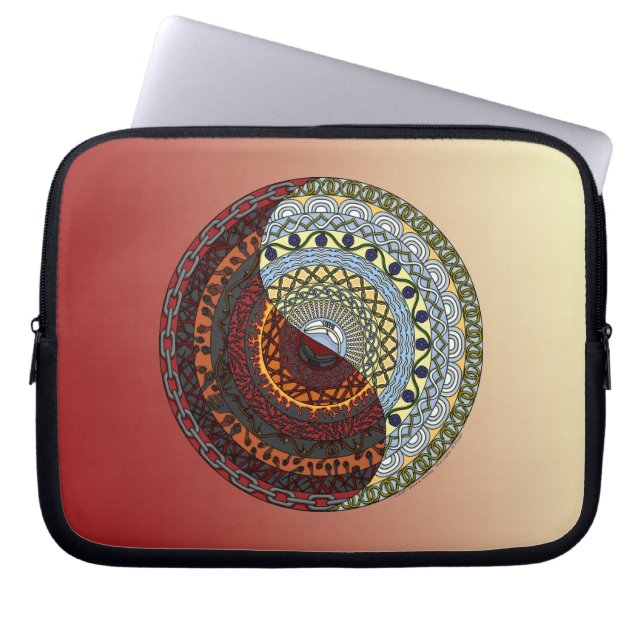 Heaven and Hell Laptop Funda (Frente)