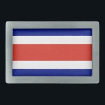 Hebilla de cinturón con bandera de Costa Rica<br><div class="desc">Añade una declaración audaz a tu armario con nuestra exclusiva hebilla de cinturón con la bandera de Costa Rica! Diseñada con precisión, esta hebilla de cinturón es más que un accesorio funcional; es una celebración del rico patrimonio y orgullo cultural de Costa Rica. El diseño vibrante muestra de manera destacada...</div>