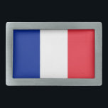 Hebilla de cinturón con bandera de Francia<br><div class="desc">Eleva tu colección de accesorios con nuestra exclusiva hebilla de cinturón con la bandera de Francia! Diseñada con meticulosa atención a los detalles, esta hebilla de cinturón no es solamente un elemento funcional; es una celebración de la cultura y el patrimonio francés. El diseño vibrante destaca la emblemática bandera francesa,...</div>