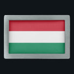 Hebilla de cinturón con bandera de Hungría<br><div class="desc">¡Muestra tu estilo con nuestra hebilla de cinturón audaz con la bandera de Hungría! Esta hebilla de cinturón es más que un accesorio funcional; es una celebración del rico patrimonio cultural y orgullo nacional de Hungría. El diseño vibrante muestra de manera prominente la bandera húngara, lo que hace que sea...</div>