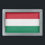 Hebilla de cinturón con bandera de Hungría<br><div class="desc">¡Muestra tu estilo con nuestra hebilla de cinturón audaz con la bandera de Hungría! Esta hebilla de cinturón es más que un accesorio funcional; es una celebración del rico patrimonio cultural y orgullo nacional de Hungría. El diseño vibrante muestra de manera prominente la bandera húngara, lo que hace que sea...</div>