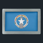 Hebilla de cinturón con bandera de las Islas Maria<br><div class="desc">Añada un toque de orgullo en las Islas Marianas del Norte a su atuendo con nuestra exclusiva hebilla de cinturón con la bandera de las Islas Marianas del Norte! Diseñado para combinar estilo con una celebración del patrimonio cultural, esta hebilla de cinturón es más que un accesorio de moda; es...</div>
