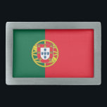 Hebilla de cinturón con bandera de Portugal<br><div class="desc">Añada un toque de estilo portugués a su colección de accesorios con nuestra exclusiva hebilla de cinturón con la bandera de Portugal! Esta hebilla de cinturón, elaborada con meticulosa atención a los detalles, es más que sólo un elemento funcional; es una celebración del rico patrimonio cultural de Portugal. El diseño...</div>