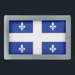 Hebilla de cinturón con bandera de Quebec, Canadá<br><div class="desc">Eleva tu estilo con nuestra exclusiva hebilla de cinturón con la bandera de Quebec! Diseñada con meticulosa atención a los detalles, esta hebilla de cinturón es más que un accesorio funcional; es una celebración de la rica cultura y patrimonio de Quebec. El diseño audaz muestra de manera prominente la emblemática...</div>