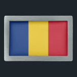 Hebilla de cinturón con bandera de Rumania<br><div class="desc">¡Añada un toque de orgullo rumano a su ropa con nuestra exclusiva hebilla de cinturón con la bandera de Rumania! Esta hebilla de cinturón, elaborada con meticulosa atención a los detalles, es más que un accesorio elegante; es una celebración del legado y orgullo cultural de Rumania. El diseño vibrante muestra...</div>