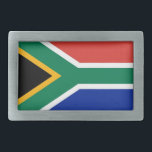 Hebilla de cinturón con bandera de Sudáfrica<br><div class="desc">¡Eleva tu estilo con esta hebilla de cinturón llamativa con la bandera de Sudáfrica! Muestra tu admiración por el rico patrimonio y la vibrante cultura de Sudáfrica con esta llamativa hebilla de cinturón adornada con los icónicos colores y símbolos de la bandera sudafricana. Esta hebilla, elaborada con meticulosa atención a...</div>