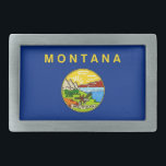 Hebilla de cinturón con bandera del estado de Mont<br><div class="desc">Muestra tu orgullo de Montana con nuestra exclusiva hebilla de cinturón con la bandera de Montana! Diseñada con precisión, esta hebilla de cinturón es más que un accesorio elegante; es una celebración del legado y orgullo cultural de Montana. El diseño distintivo muestra de manera prominente la emblemática bandera del estado...</div>