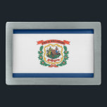 Hebilla de cinturón con bandera del estado de Virg<br><div class="desc">Muestra tu orgullo de Virginia Occidental con nuestra exclusiva hebilla de cinturón con la bandera de Virginia Occidental. Diseñado para mezclar estilo con una celebración del patrimonio, esta hebilla de cinturón es más que un accesorio; es un tributo al orgullo cultural de Virginia Occidental. El diseño muestra de manera prominente...</div>