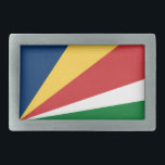 Hebilla de cinturón con diseño de colores de Seych<br><div class="desc">Añade un toque de encanto insular a tu armario con nuestra hebilla de cinturón con los colores vivos de las Seychelles. Esta hebilla de cinturón es una audaz pieza de declaración que lleva el espíritu tropical de Seychelles a su colección de accesorios. El diseño, inspirado en los bonitos colores de...</div>