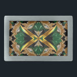 Hebilla de cinturón con diseño de colores jamaiqui<br><div class="desc">Añada una declaración audaz a su colección de accesorios con una hebilla de cinturón con los colores de Jamaica en una moderna porcelana 3D con un diseño de estilo joyero. Esta impresionante hebilla de cinturón exhibe el vibrante negro, verde y oro de la bandera de Jamaica en un diseño elegante...</div>