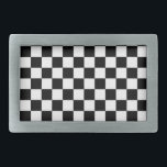 Hebilla de cinturón de seguridad<br><div class="desc">Esta hebilla de cinturón se parece a una bandera de raza a cuadros. El diseño es de arte original.</div>