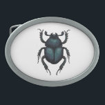 Hebilla De Cinturón Oval Aceite de estiércol<br><div class="desc">Ilustracion vector de escarabajo de Dung</div>