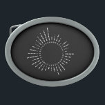 Hebilla De Cinturón Oval Alfabeto de código Morse<br><div class="desc">Código Morse Internacional, creado en 1838 por Samuel Morse y Alfred Vail, una forma de representar el alfabeto, los números y los caracteres especiales mediante sonidos, destellos de luz, impulsos eléctricos o los personajes popularmente conocidos como guión y punto. Hoy en día, los operadores de radio de jamón, los pilotos...</div>