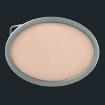 Hebilla De Cinturón Oval Apricot (color sólido)<br><div class="desc">Apricot (color sólido)</div>