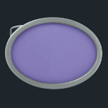 Hebilla De Cinturón Oval Azul-violeta (Crayola) (color sólido)<br><div class="desc">Azul-violeta (Crayola) (color sólido)</div>