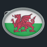 Hebilla De Cinturón Oval Bandera celta del Dragón Rojo en Gales y Gales<br><div class="desc">El destino de un dragón: una nueva bandera para los celtas — Inspirado por el rico tapiz de la historia celta y la mitología, el diseño de la bandera incorpora el simbolismo celta tradicional y un poderoso dragón rojo. La paleta de colores de la bandera, con un verde vibrante y...</div>
