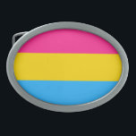 Hebilla De Cinturón Oval Bandera del Orgullo Pansexual<br><div class="desc">Bandera del orgullo pansexual. ¡Muestre su orgullo y apoyo a la pansexualidad con esta gran bandera y difunda algo de paz y amor para apoyar la igualdad de orientación sexual! Visite nuestra tienda para descubrir más banderas LGBT,  bisexuales,  transgénero y otras banderas del mundo.</div>