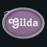 Hebilla De Cinturón Oval Belt Buckle Gilda<br><div class="desc">Belt Buckle Gilda</div>