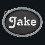 Hebilla De Cinturón Oval Belt Buckle Jake<br><div class="desc">Belt Buckle Jake</div>