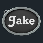 Hebilla De Cinturón Oval Belt Buckle Jake<br><div class="desc">Belt Buckle Jake</div>