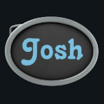 Hebilla De Cinturón Oval Belt Buckle Josh<br><div class="desc">Belt Buckle Josh</div>
