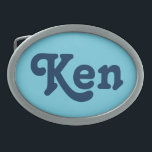 Hebilla De Cinturón Oval Belt Buckle Ken<br><div class="desc">Belt Buckle Ken</div>