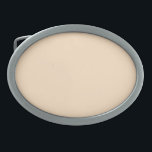 Hebilla De Cinturón Oval Bisque (color sólido)<br><div class="desc">Bisque (color sólido)</div>