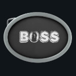 Hebilla De Cinturón Oval Boss<br><div class="desc">Si usted es el jefe, usted debe llevar esta correa.</div>