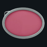 Hebilla De Cinturón Oval Color de tendencia magenta Crimson Marrón brillant<br><div class="desc">El producto Magenta, brillante y brillante, es un regalo de moda para los amantes de la moda. Magenta fue anunciado como el color del año 2023. Este rojo pálido vibra con vitalidad y vigor. Se deleita con pura alegría, experimentación motivadora y autoexpresión sin restricción. Es valiente e intrépido, promocionando una...</div>