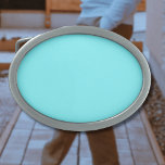 Hebilla De Cinturón Oval Color sólido azul eléctrico neón | Clásica<br><div class="desc">Neon Electric Blue - Presentando el encanto eterno del diseño de color sólido: una fascinante mezcla de forma clásica y elegante simplicidad. Este diseño es una celebración del poder y la belleza que se encuentran en un solo tono impactante. El diseño de color sólido, exuberante sofisticación, abarca la esencia del...</div>