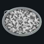 Hebilla De Cinturón Oval de camuflaje<br><div class="desc">impresión de camuflaje</div>