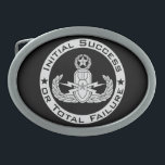 Hebilla De Cinturón Oval EOD ISoTF principal<br><div class="desc">Insignia principal del EOD con éxito inicial o fracaso total.  El color de fondo se puede cambiar (dependiendo de tipo de producto) y la imagen se puede volver a clasificar según el tamaño/mover usando el botón del personalizar.</div>