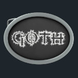 Hebilla De Cinturón Oval Gótico<br><div class="desc">Gótico</div>