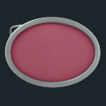 Hebilla De Cinturón Oval Gran chapuzón o'ruby (color sólido)<br><div class="desc">Gran chapuzón o'ruby (color sólido)</div>