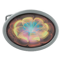 Lirio de agua de neón del fractal